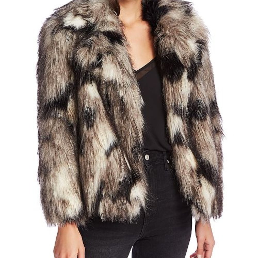 NWT - 1. State faux fur Jacket